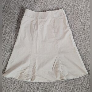 GAP Classic Cream A-Line Skirt
